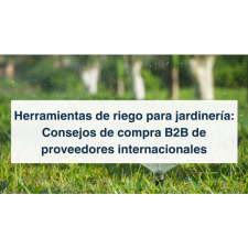 Herramientas de riego para jardinería